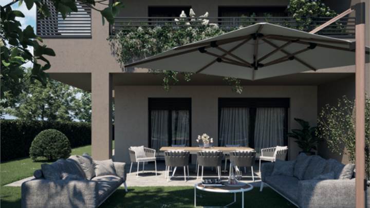 Quadrilocale in A4 con giardino privato