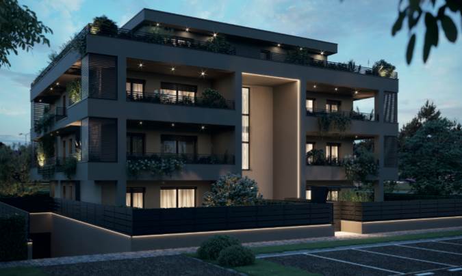 Trilocale in classe A4 con giardino privato