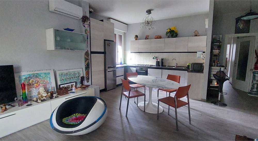 soggiorno con cucina a vista