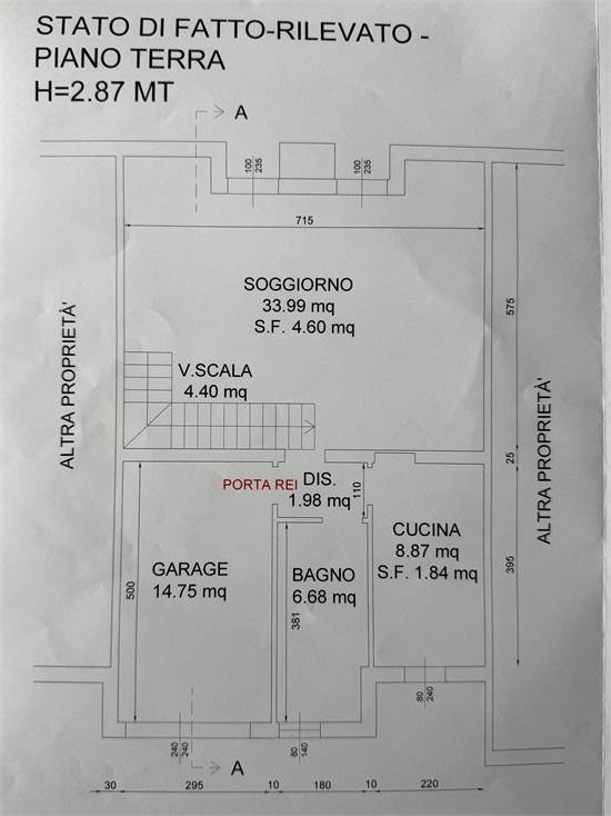 Planimetria piano terra