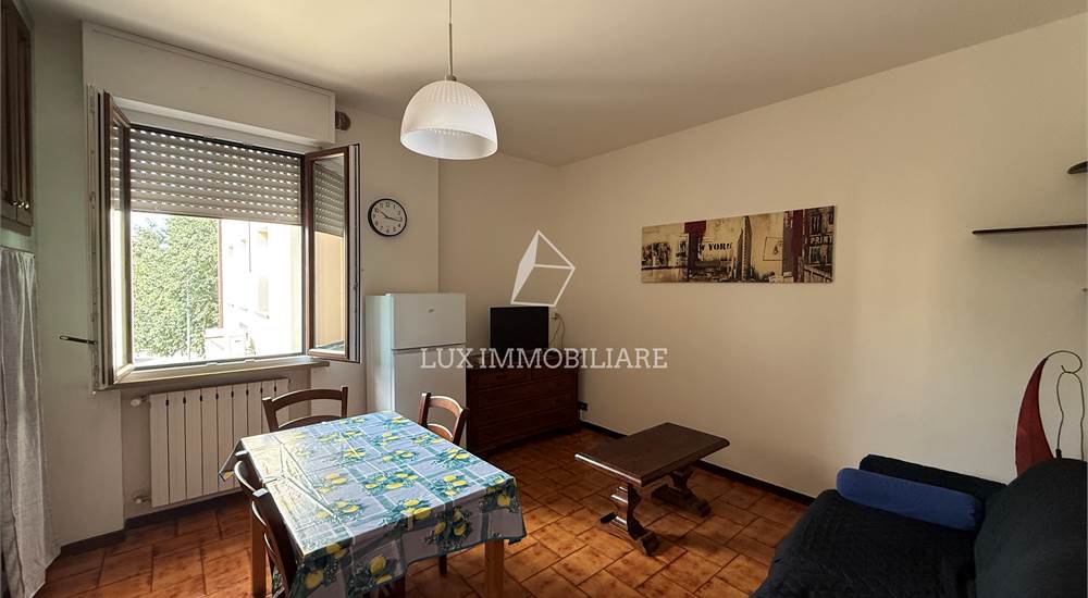 Soggiorno con cucina a vista